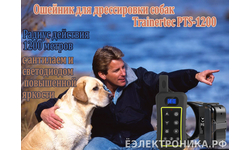 Электронный ошейник для дрессировки собак Trainertec PTS-1200